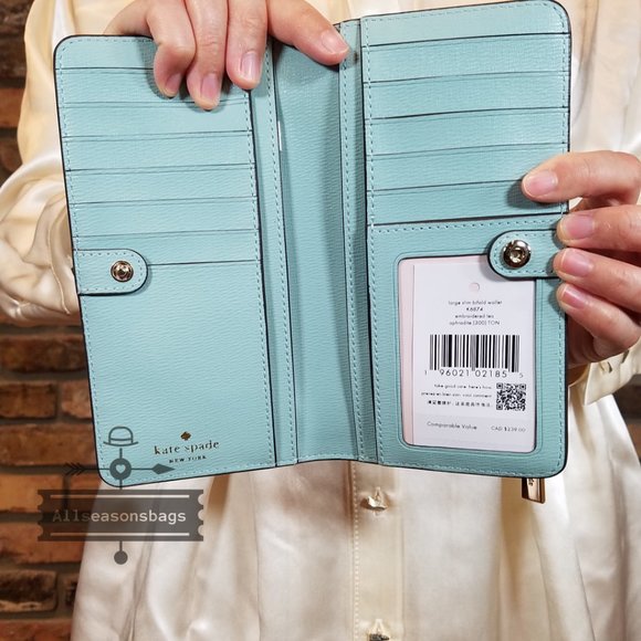 NWOT Kate Spade Wallet with Daisy Print - Picture 5 of 6